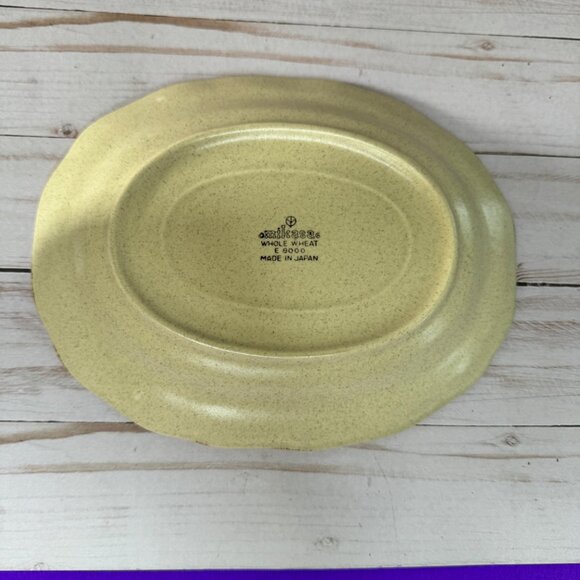 Vtg Mikasa Whole Wheat E-8000 Brown & Cream Gravy Boat & Underplate Replacement - Picture 7 of 8